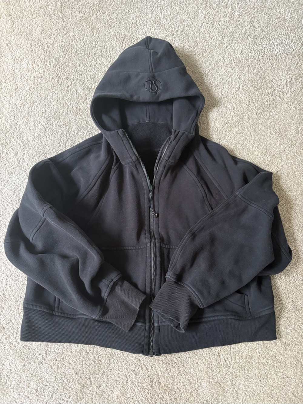 lululemon athletica Kids Charcoal Full-Zip Hoodie
